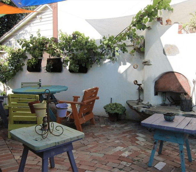 Private patio