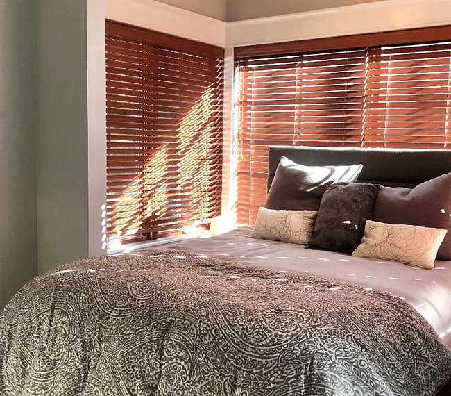 Light filled bedroom