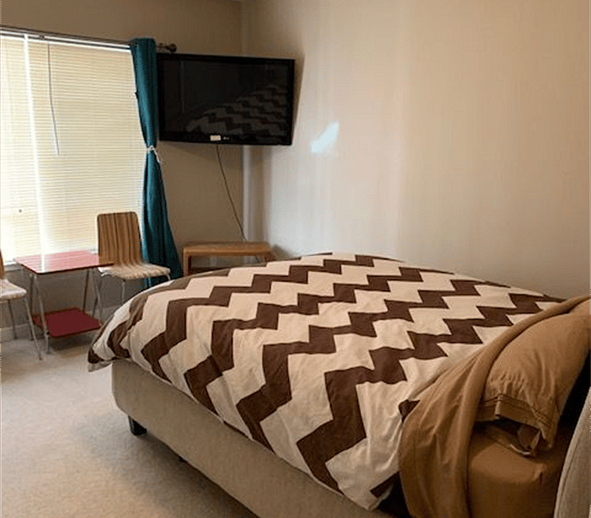 Bedroom #1 with flat screen TV