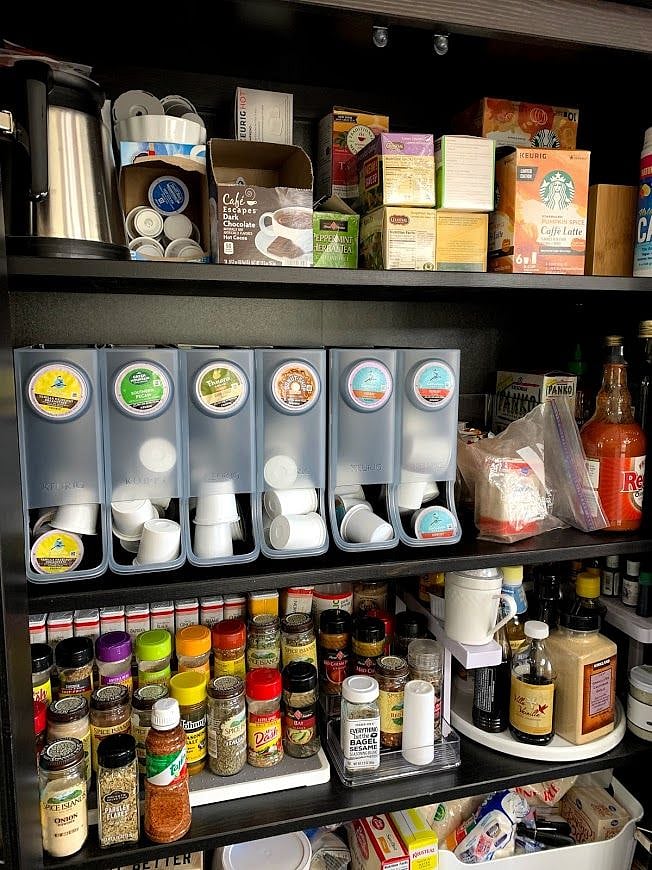Fully Stocked Coffee and Cooking Essentials