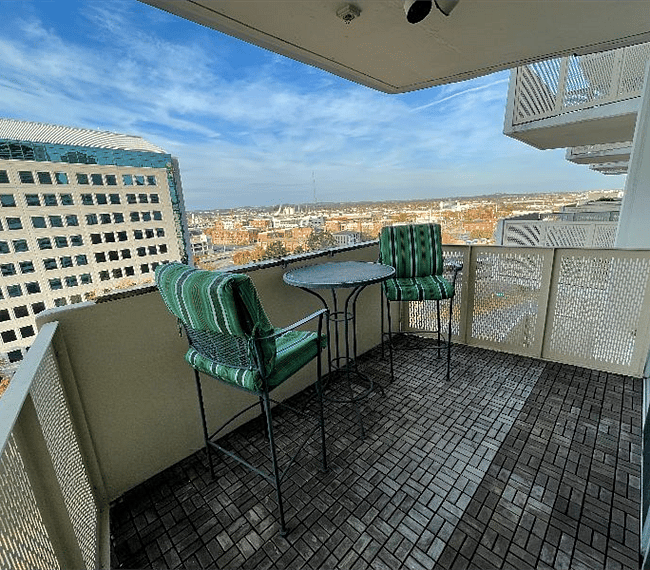 Views from the balcony!