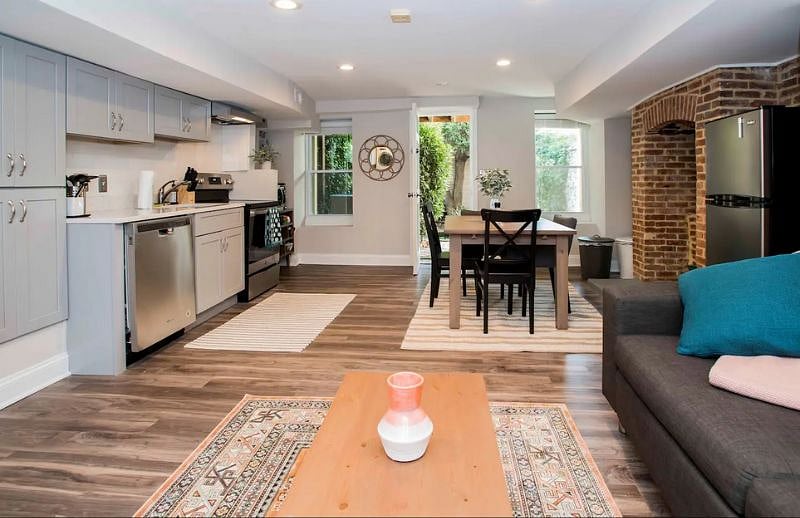 A look at the Kitchen, Dining Area and Back Entryway