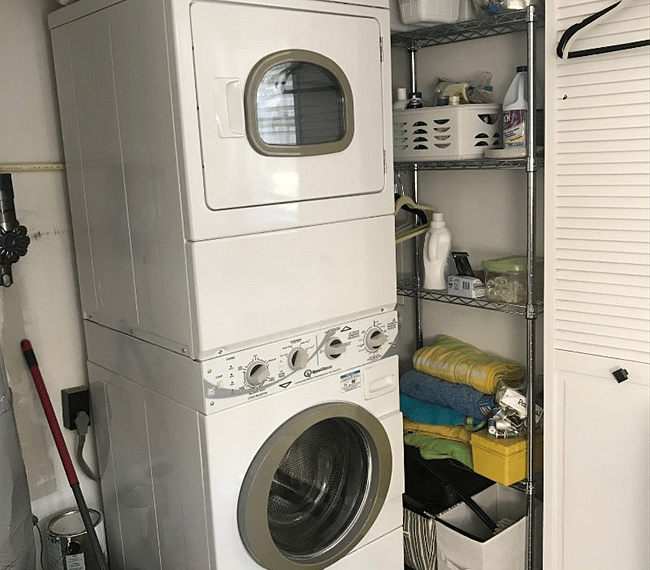Laundry closet