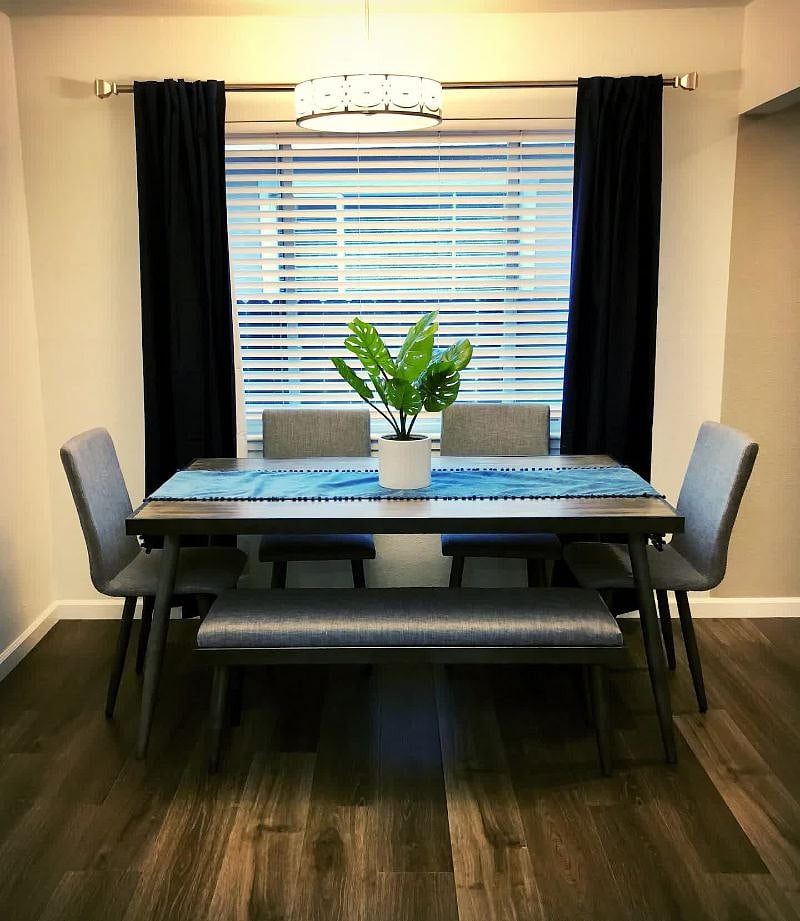 Dining area - new dining set