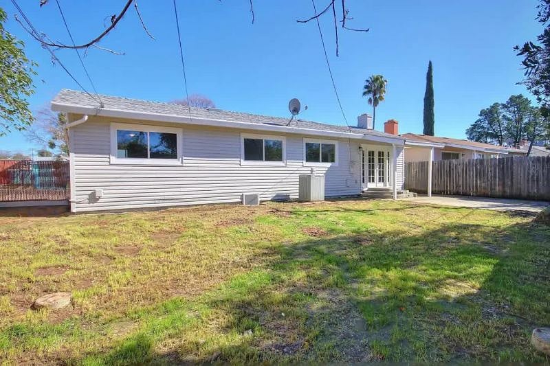 Large backyard