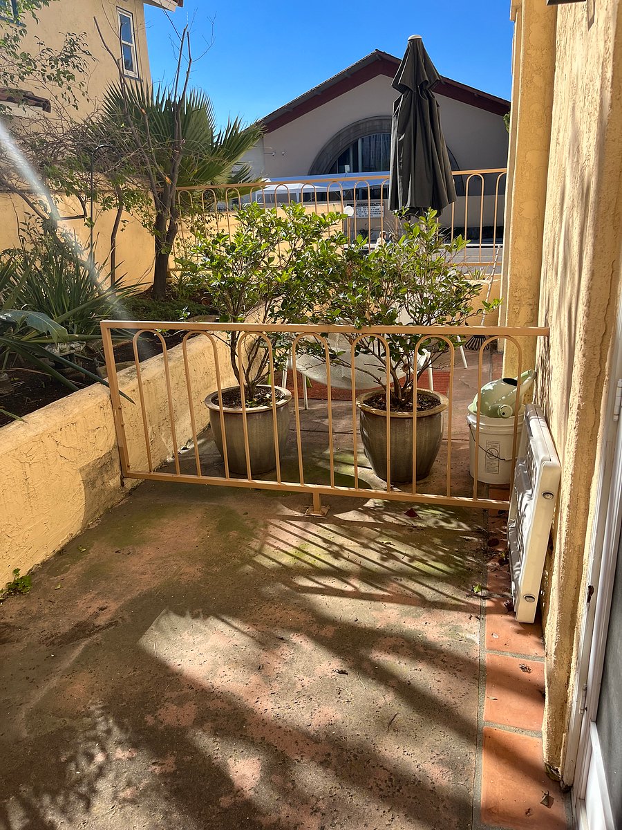 Private patio