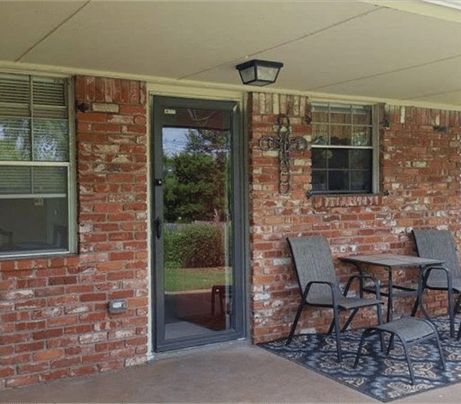 Back patio