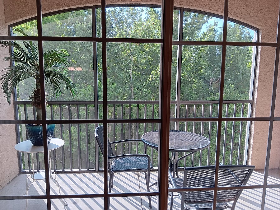 Patio Over Looking Wooded Preserve