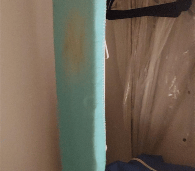 Ironing board, small but gets the job done