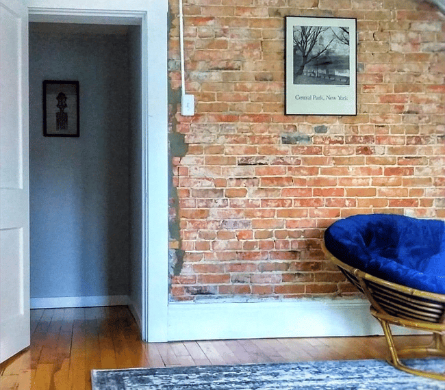Small hallway brings you to the kitchen