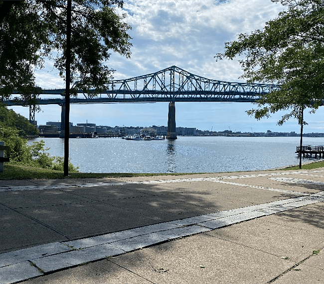 This is my morning walk. Just around the corner.