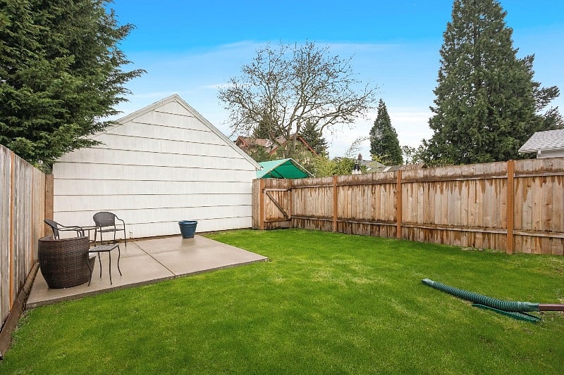 Backyard with Patio
