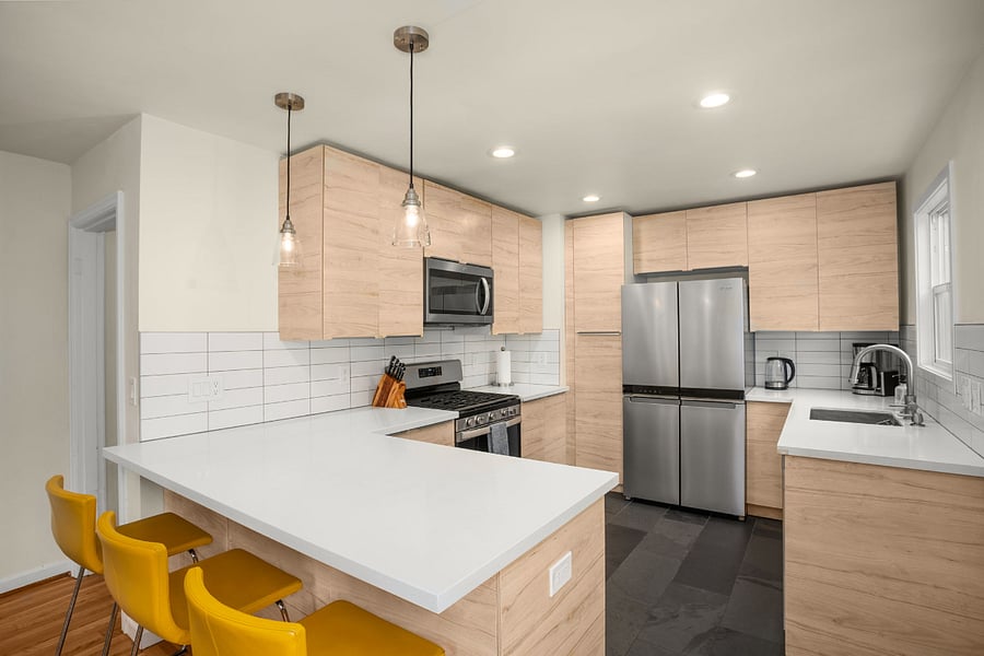 Main floor kitchen