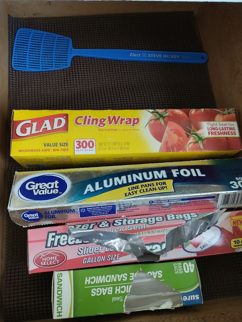 Foil, cling wrap, and bags
