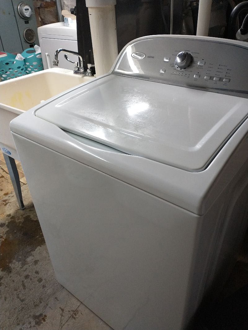Two washers and two dryers for your use