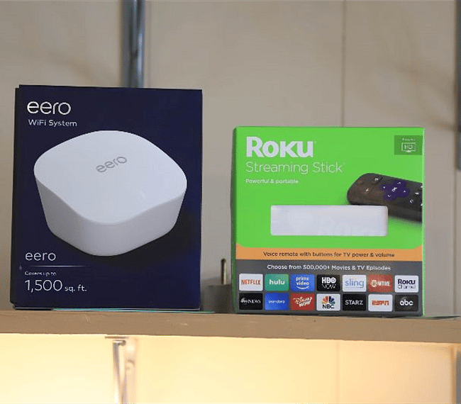 Free Wifi and Streaming device available