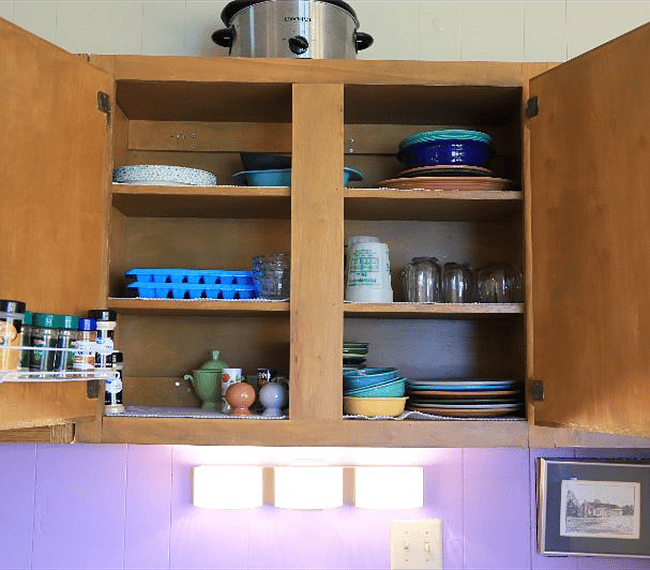 Ample food storage