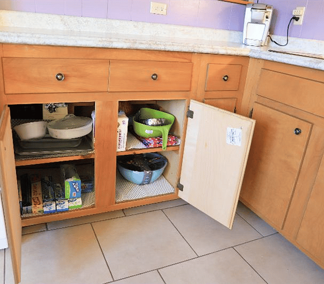 Various kitchen bowls and supplies