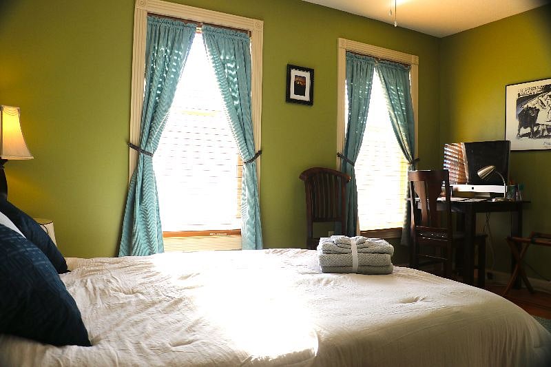 "Green" bedroom