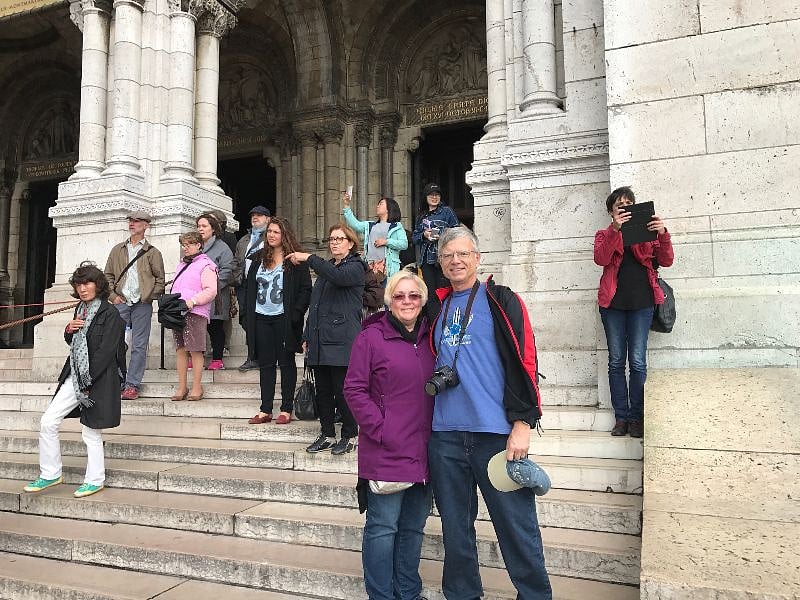 Craig and Leslie in France