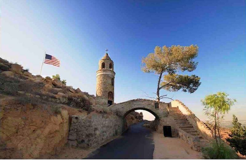 Mt Rubidoux.  Great place to hike and visit