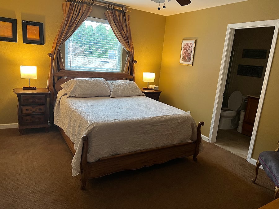 Master Bedroom with full bathroom
