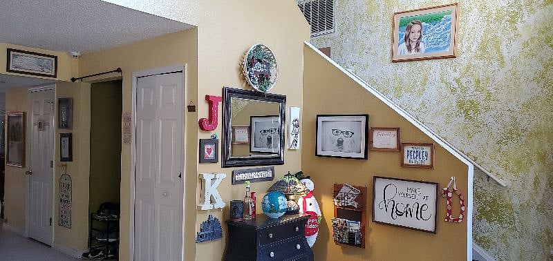 When you walk in our front door