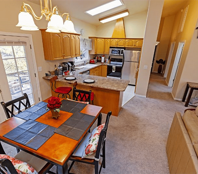 Dining, Kitchen , and Hall view