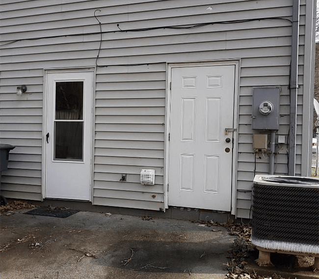 Rear Concrete Patio