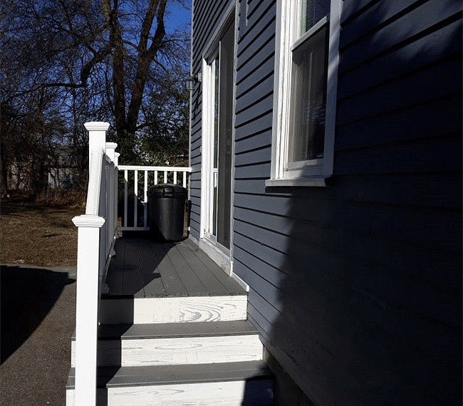 Back entrance