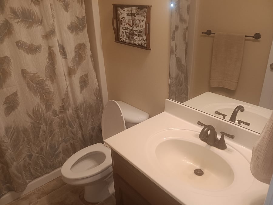 Private bath one