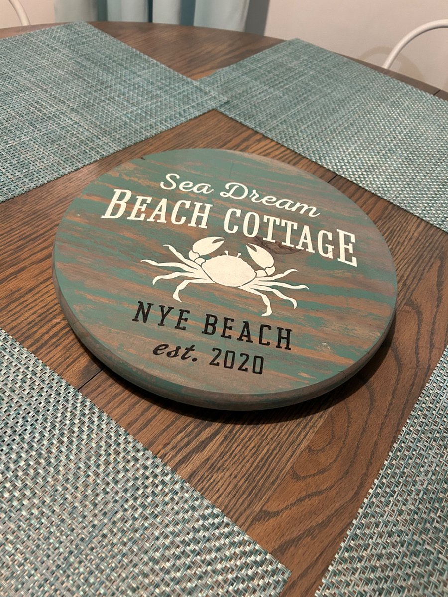 Custom kitchen table lazy susan