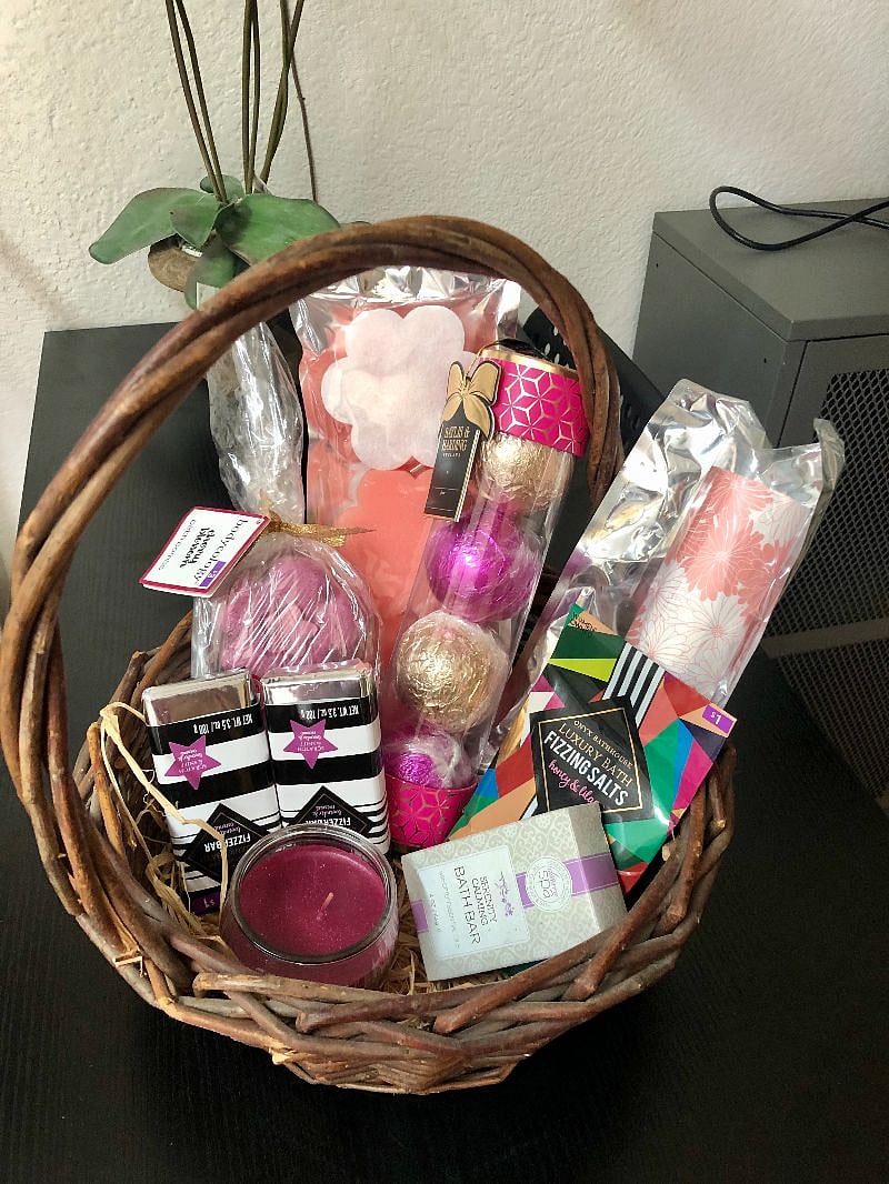 Spa basket included at move in.