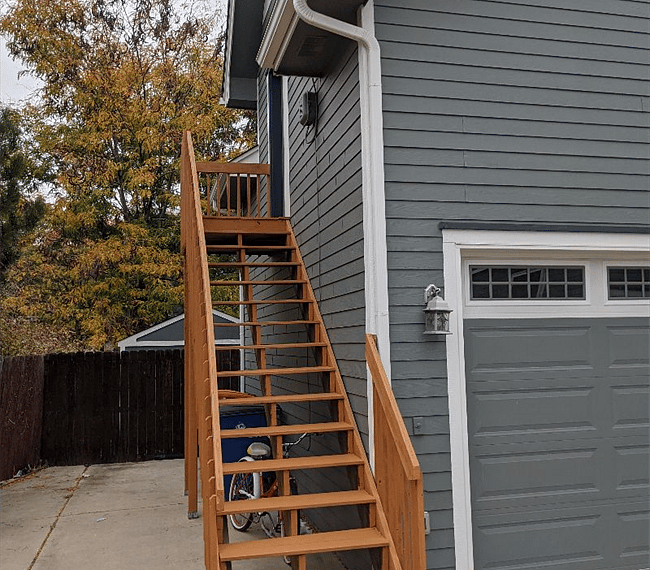 exterior stairway