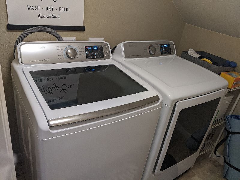 new washer and dryer