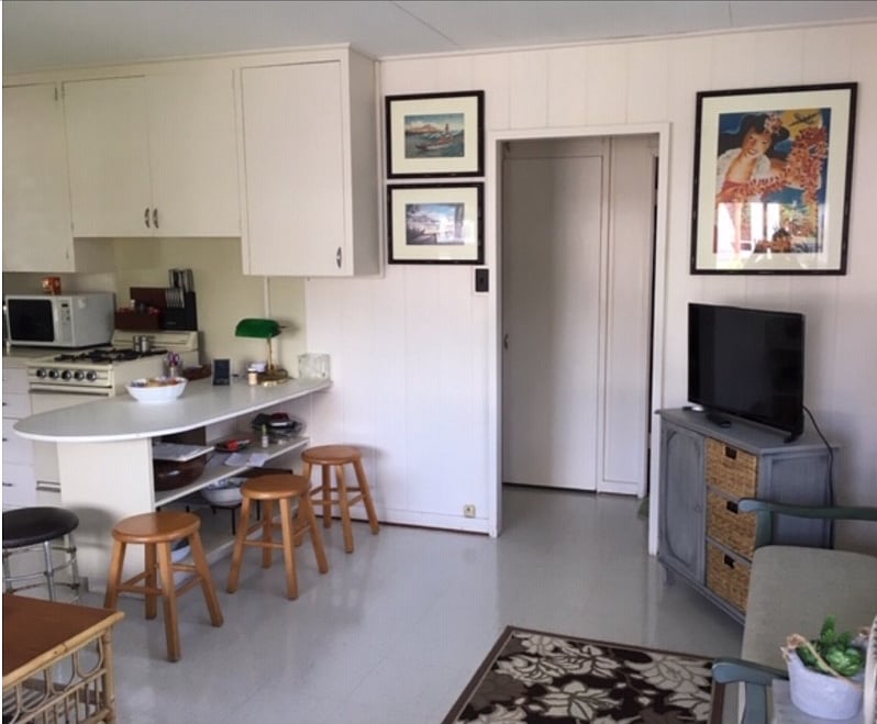 access way on right, to bathroom and bedroom 
