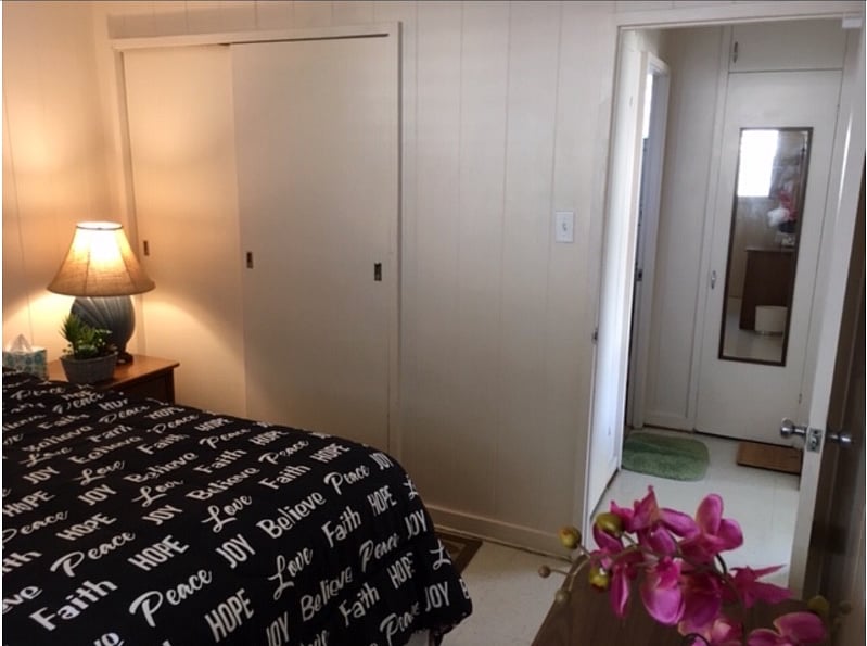 full size bedroom closet and hallway closet in right of the picture 