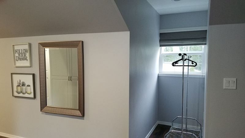 WARDROBE RACK AND HALL MIRROR