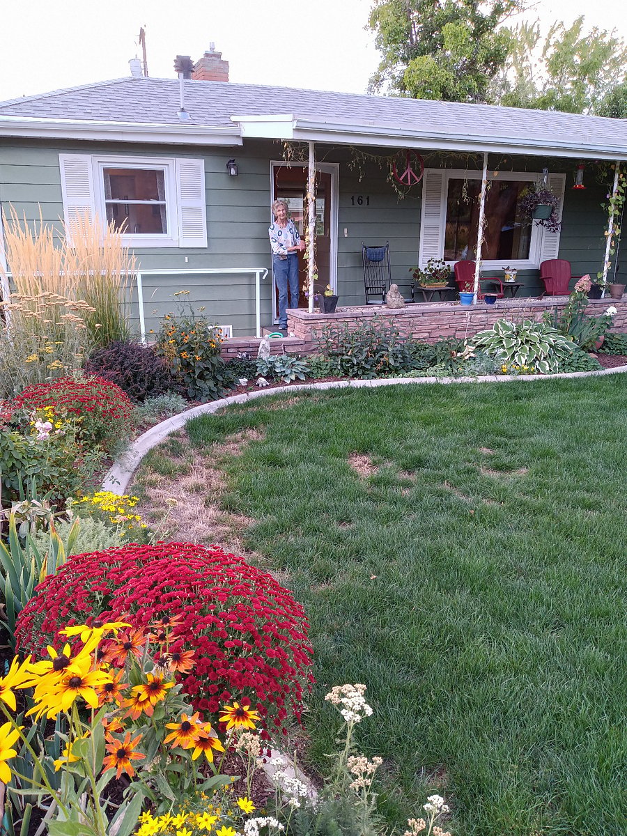 This is the street view of the house; the studio is around back with its own patio.
