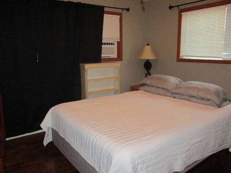 Large BD with room darkening curtains.