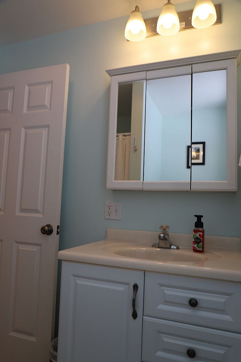 Unit B view to exit from the sink