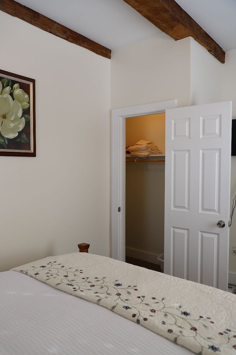 Unit C Closet in the bedroom