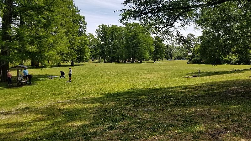 Wallace Park, 1 block away