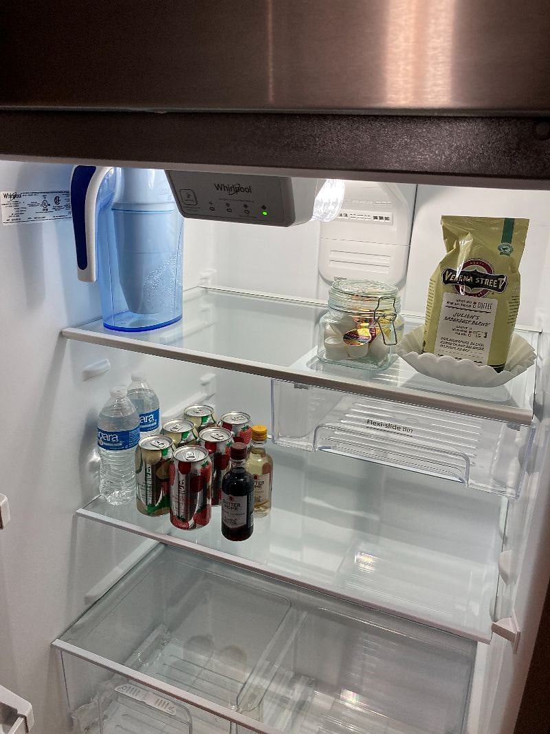 complimentary beverages and coffee