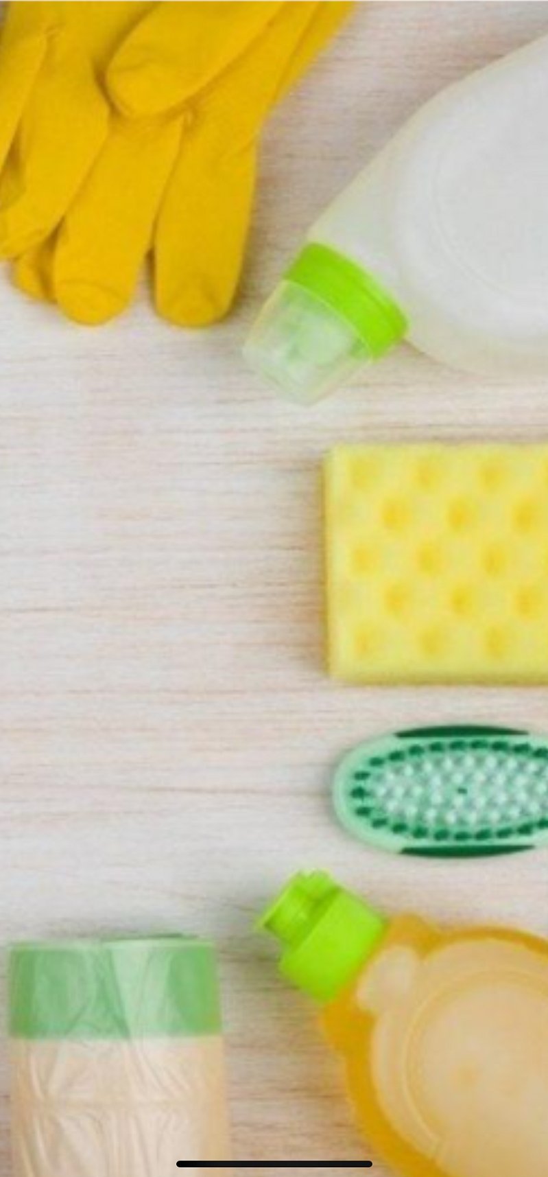 We professionally clean between tenants and use organic/EPA disinfectant products.