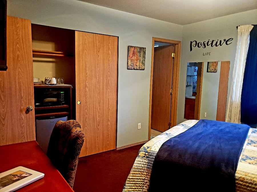 With private bathroom