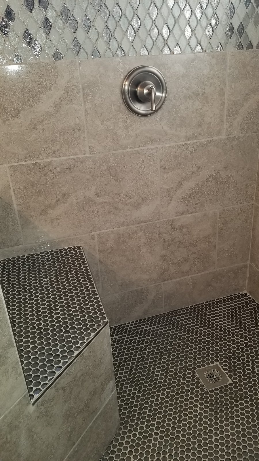 Large shower seat
