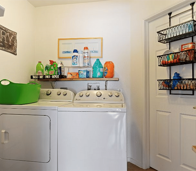 Laundry area