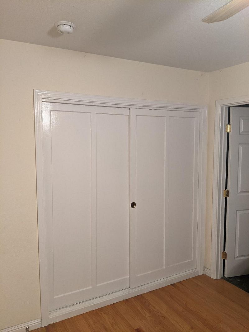 Bedroom Closet Door.
