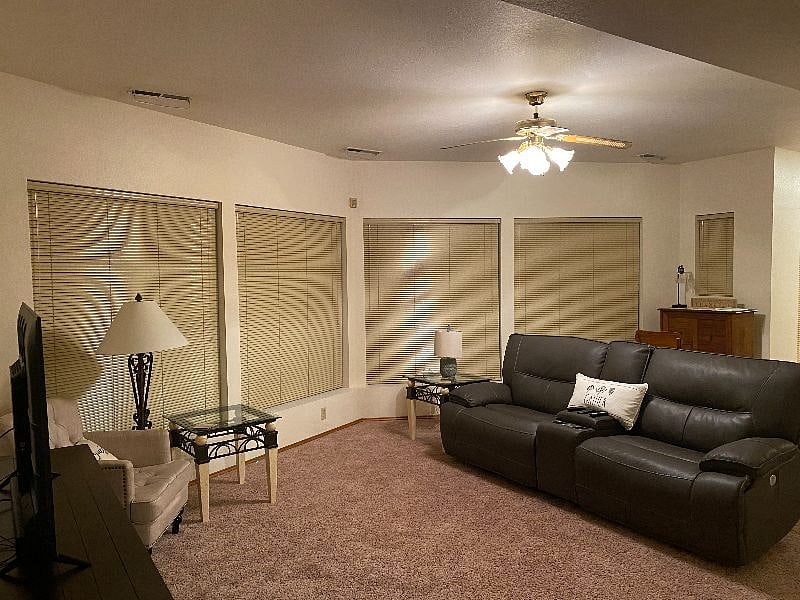 4 Large Picture Windows for Plenty of Natural Lighting.